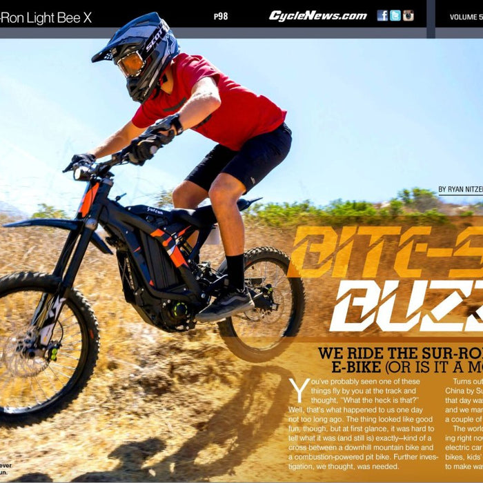 Surron Makes Cycle News Magazine! - Surron Canada