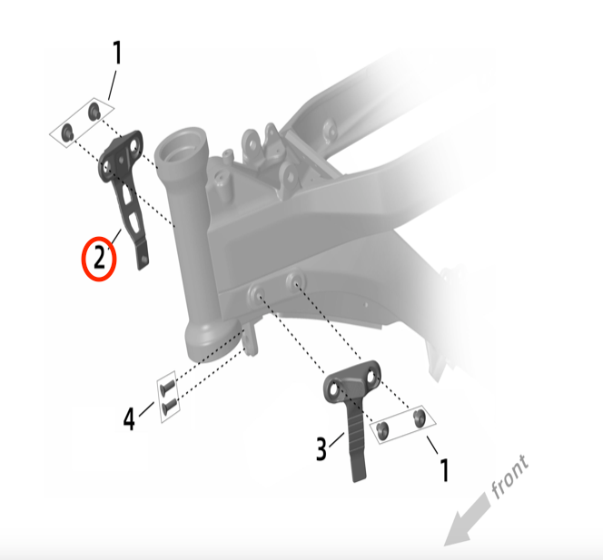 Ultra Bee Steering Block (RIGHT)