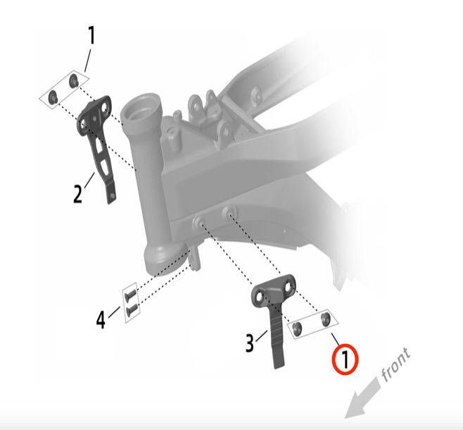 Ultra Bee Steering Block (LEFT)