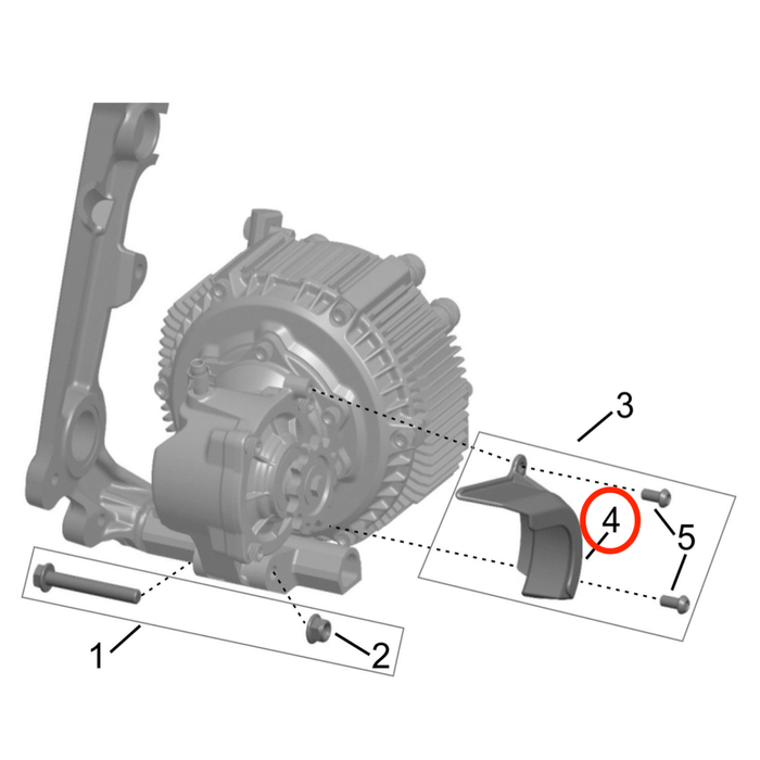 Hyper Bee Front Sprocket Guard - Surron Canada