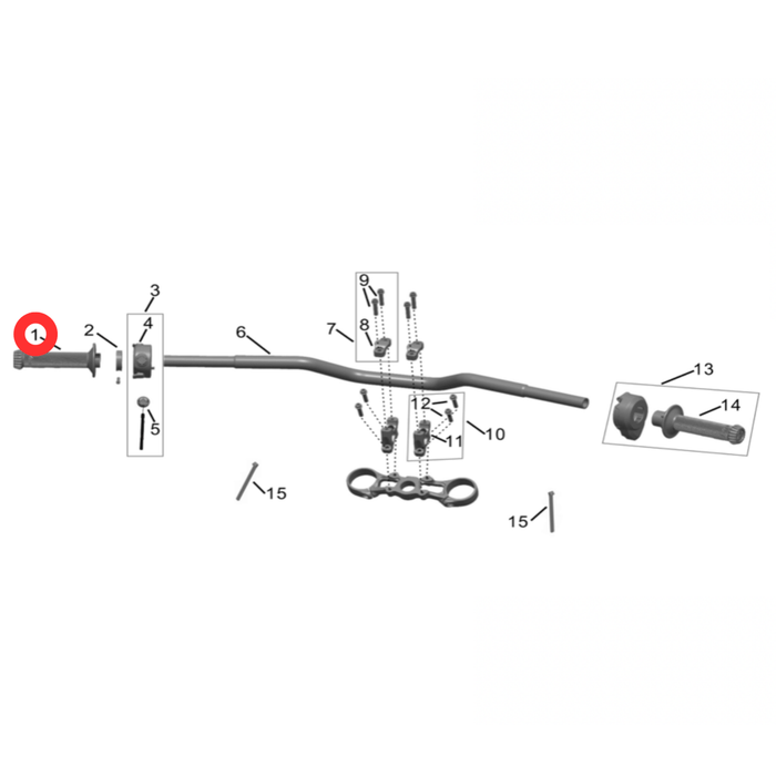 Hyper Bee Handle Grip (Left) - Surron Canada