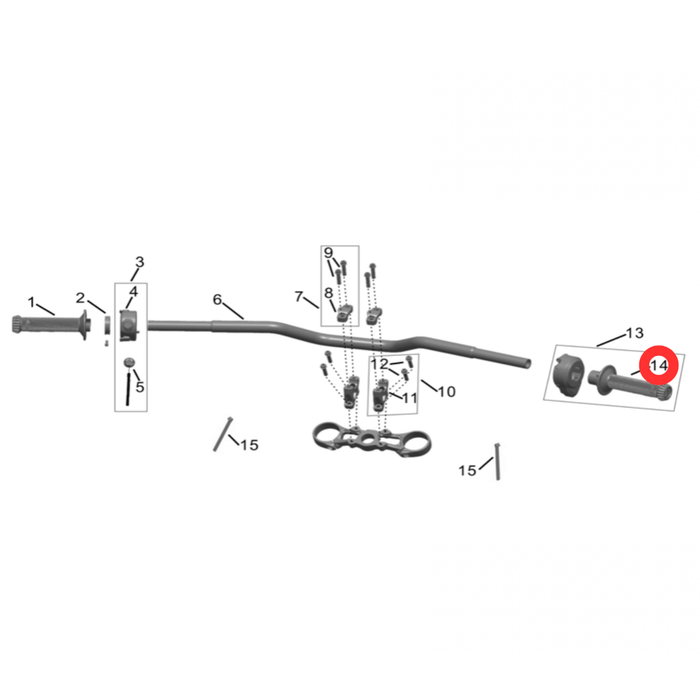 Hyper Bee Handle Grip (Right) - Surron Canada