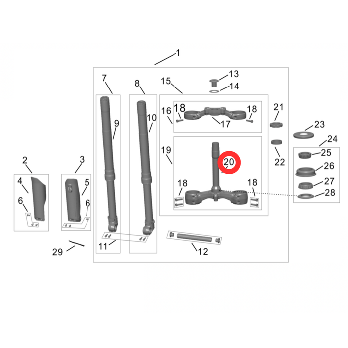 Hyper Bee Steering Tube - Surron Canada