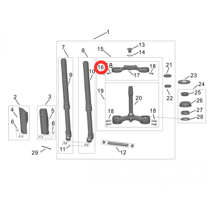 Hyper Bee Triple Clamp - Surron Canada