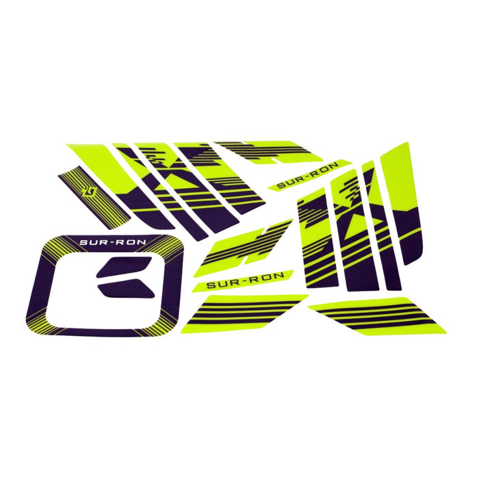 Kit de décalcomanies X noir et vert