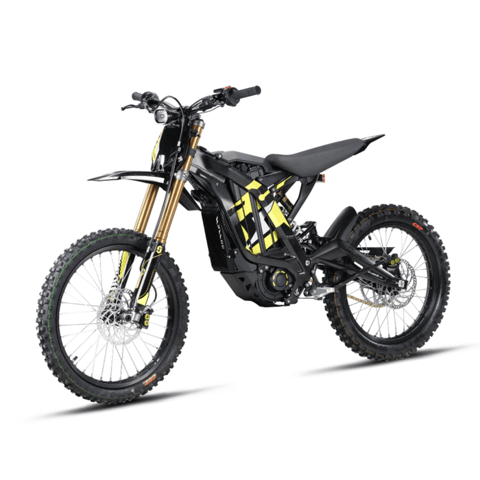 Light Bee Decals/Sticker Kit - Carbon Black/ Sage Green Frame - Surron Canada