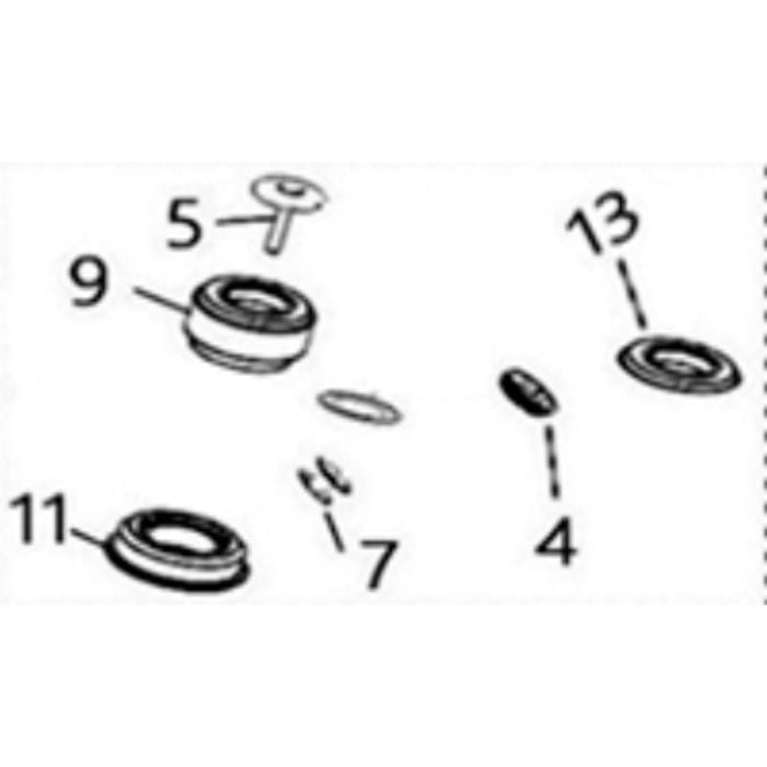Light Bee Headset Assembly (without bearings) - Surron Canada