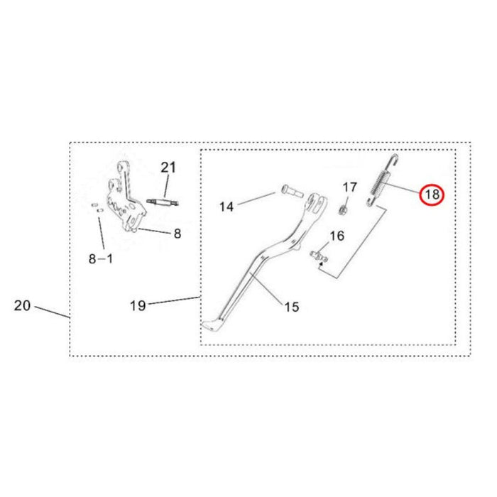 Light Bee Kickstand Spring