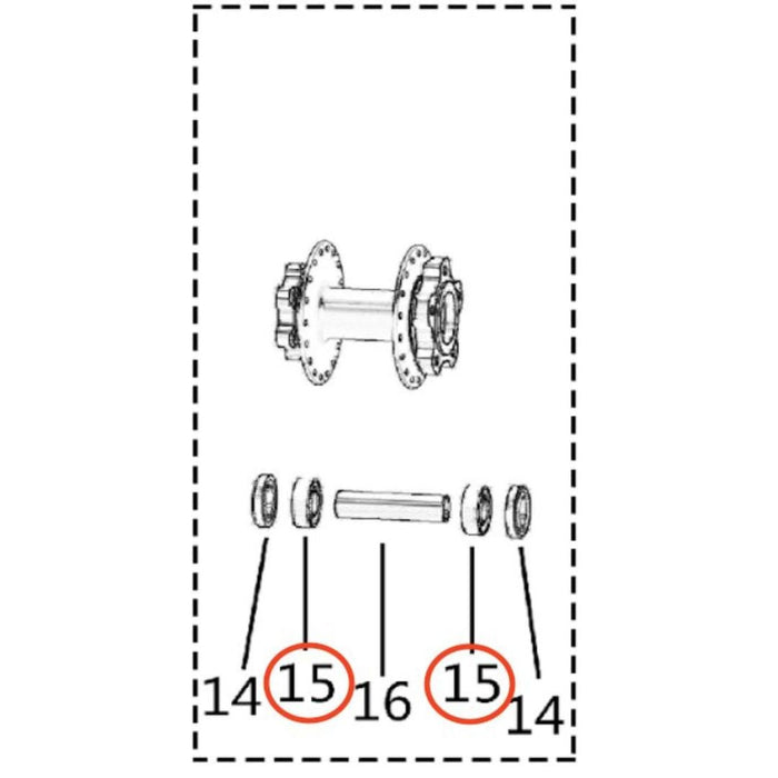 Surron Rear Hub Light Bee Rear Wheel Hub Bearing — Surron Canada