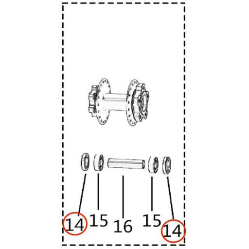 Light Bee Rear Wheel Hub Oil Seal - Surron Canada