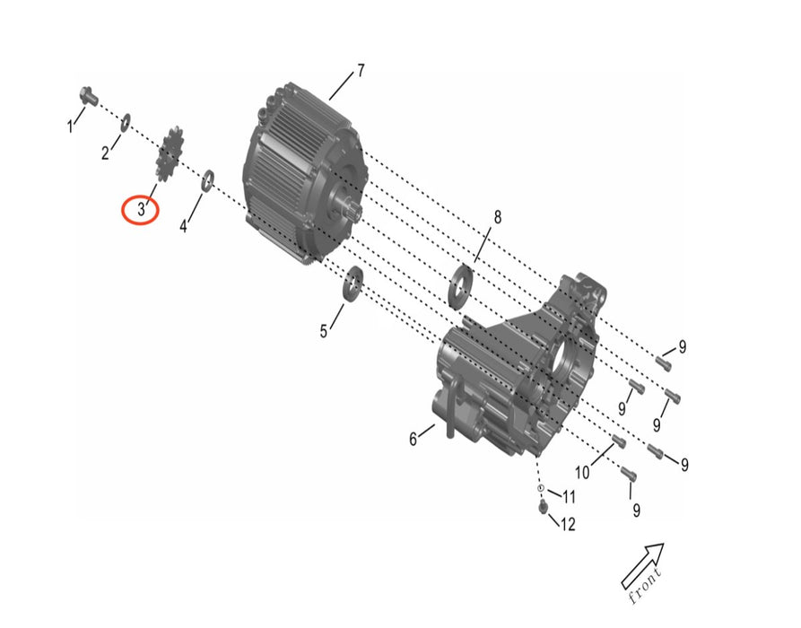 Storm Bee 13T Output Sprocket - Surron Canada