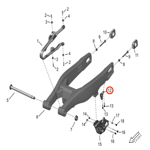 Storm Bee Chain Guide Bracket - Surron Canada