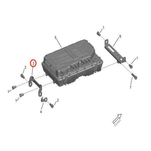 Storm Bee Controller Installation Bracket (REAR) - Surron Canada