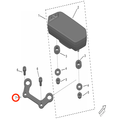 Storm Bee Dashboard/Display Installation Bracket - Surron Canada