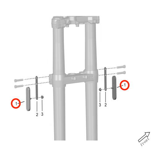 Storm Bee Fork Reflector - Surron Canada