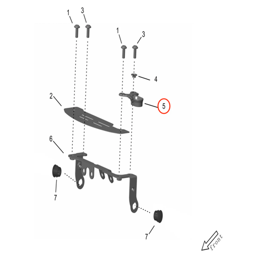 Storm Bee Front Brake Hose Holder - Surron Canada