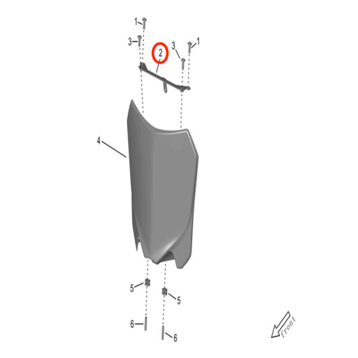 Storm Bee Number Plate Installation Bracket - Surron Canada