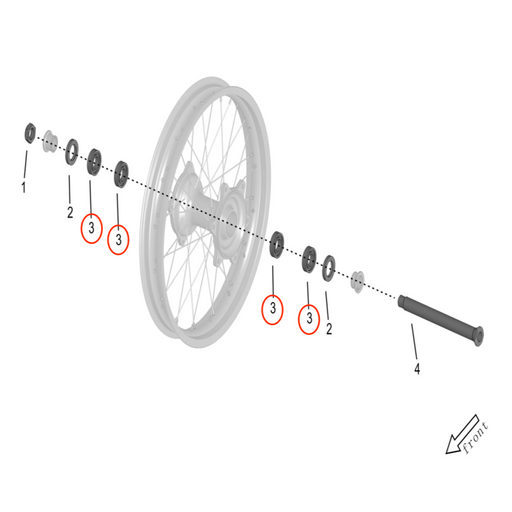 Storm Bee Rear Wheel Bearing - Surron Canada