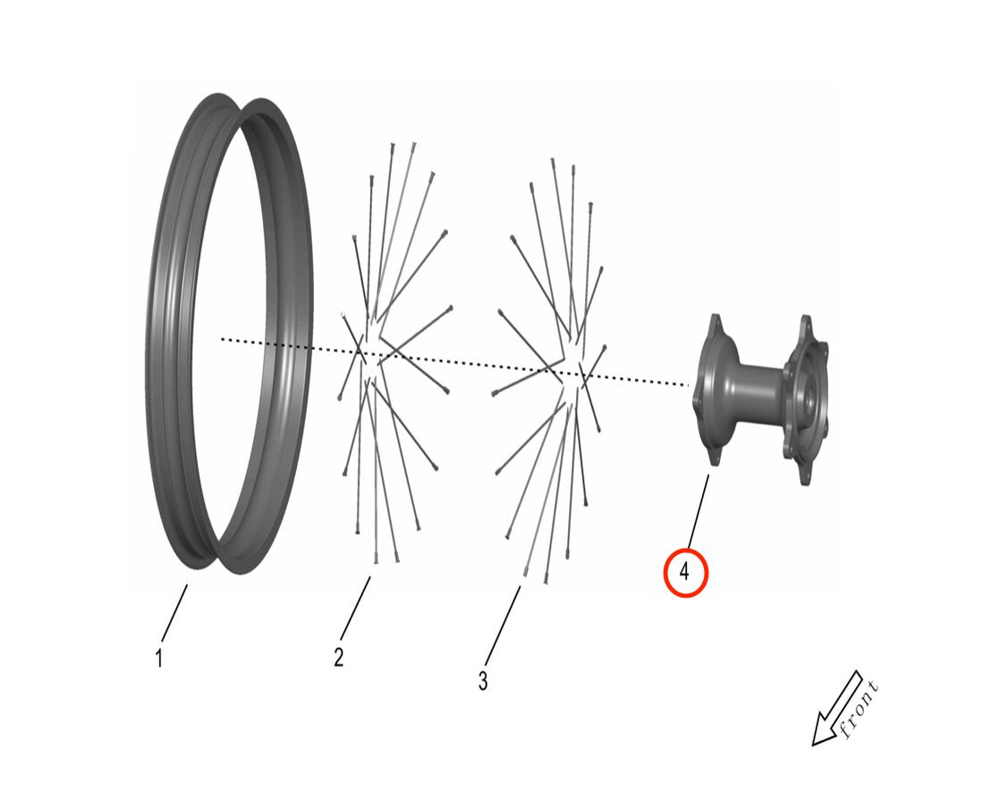 Surron Rear Hub Storm Bee Rear Wheel Hub Assembly — Surron Canada