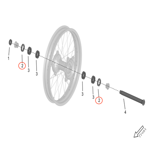 Storm Bee Rear Wheel Hub Seal - Surron Canada