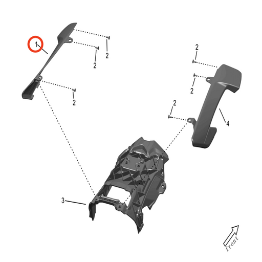 Storm Bee Seat Support Cover (LEFT) - Surron Canada