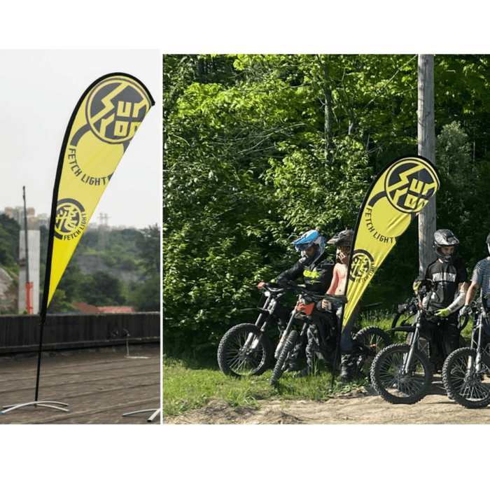 Surron Teardrop Flag - Surron Canada