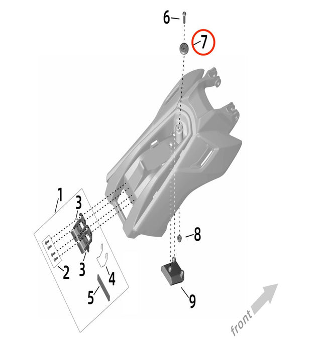 Ultra Bee Battery Compartment Lock Bushing - Surron Canada