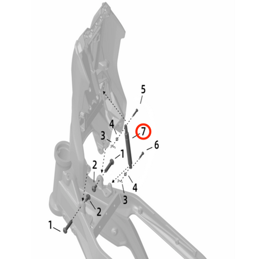 Ultra Bee Battery Lid Gas Strut - Surron Canada