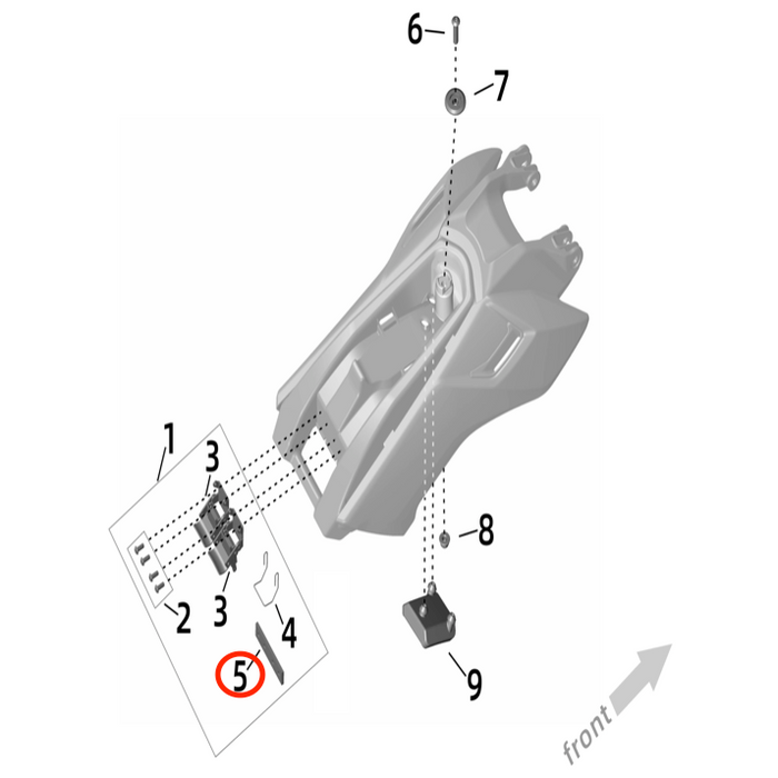 Ultra Bee Battery Lid Lock Plate - Surron Canada