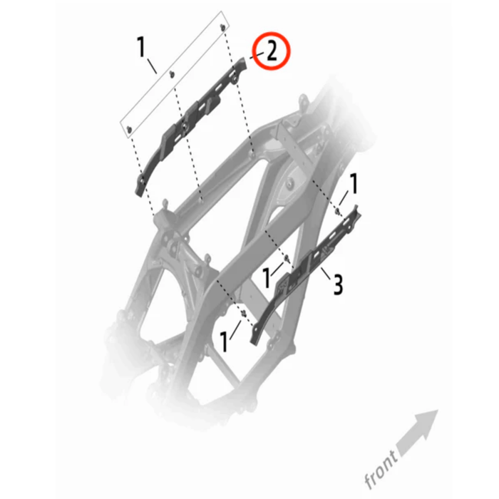 Ultra Bee Battery Position Bracket (LEFT) - Surron Canada