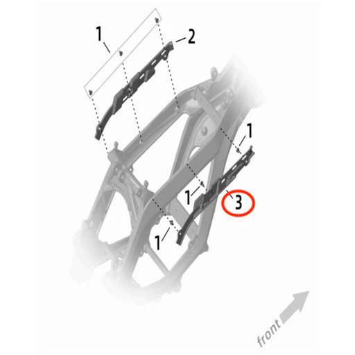 Ultra Bee Battery Position Bracket (Right) - Surron Canada