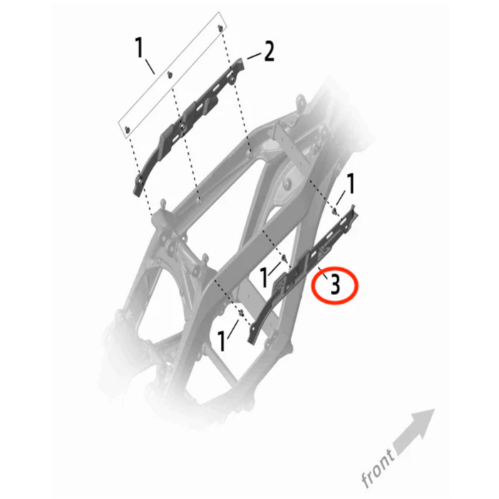 Ultra Bee Battery Position Bracket (Right) - Surron Canada