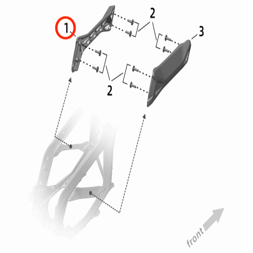 Ultra Bee Battery Protector (Left) - Surron Canada