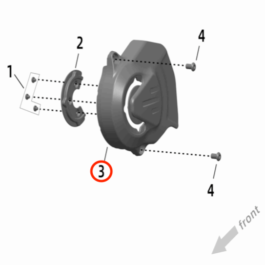 Ultra Bee Belt Cover - Surron Canada