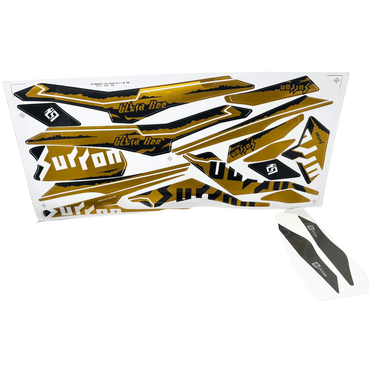 Ultra Bee Decal Set (Desert Brown Frame) — Surron Canada