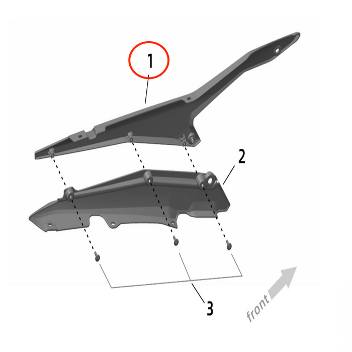 kurobee L Ultra Bee Frame Shroud (Left) — Surron Canada