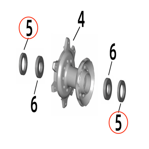 Ultra Bee Front Wheel Hub Oil Seal - Surron Canada