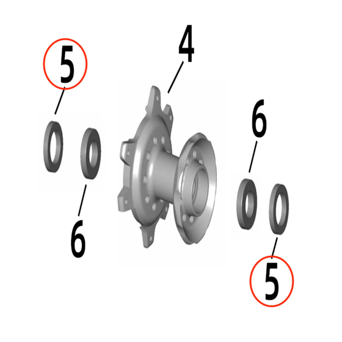 Ultra Bee Front Wheel Hub Oil Seal - Surron Canada