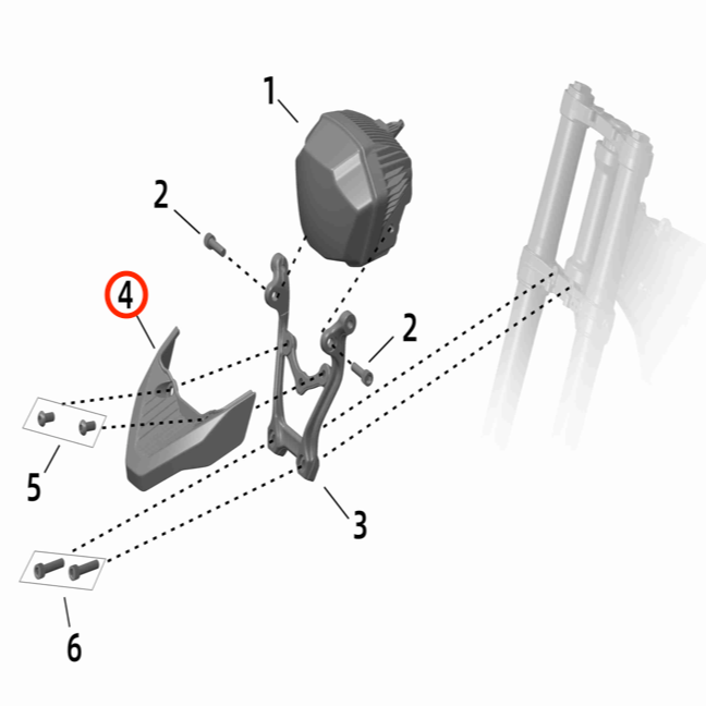 Ultra Bee Headlight Trim - Surron Canada