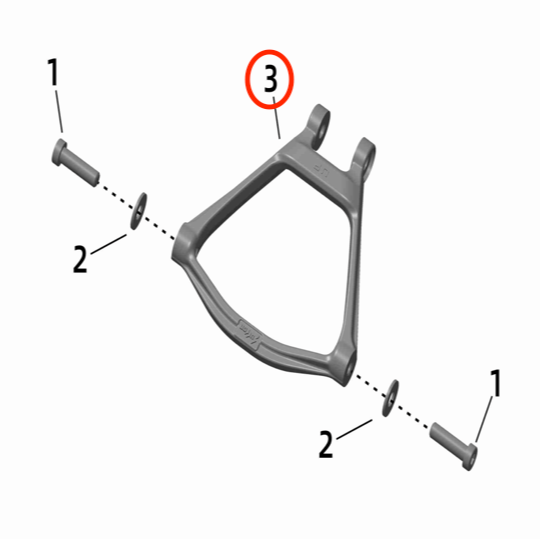 Ultra Bee Rear Shock Triangle - Surron Canada