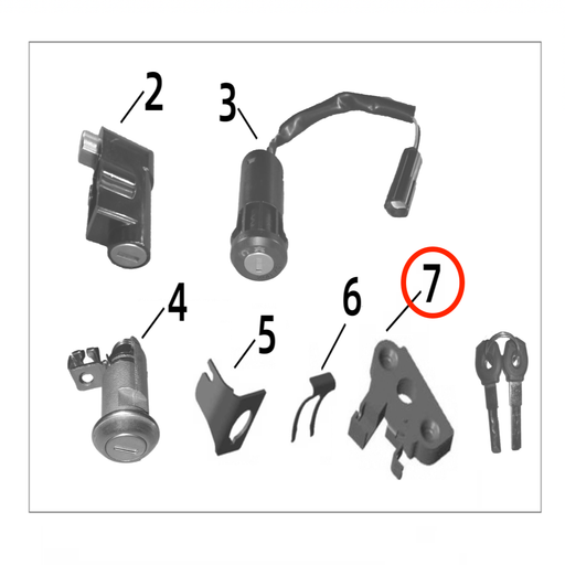 Ultra Bee Seat Lock Latch - Surron Canada