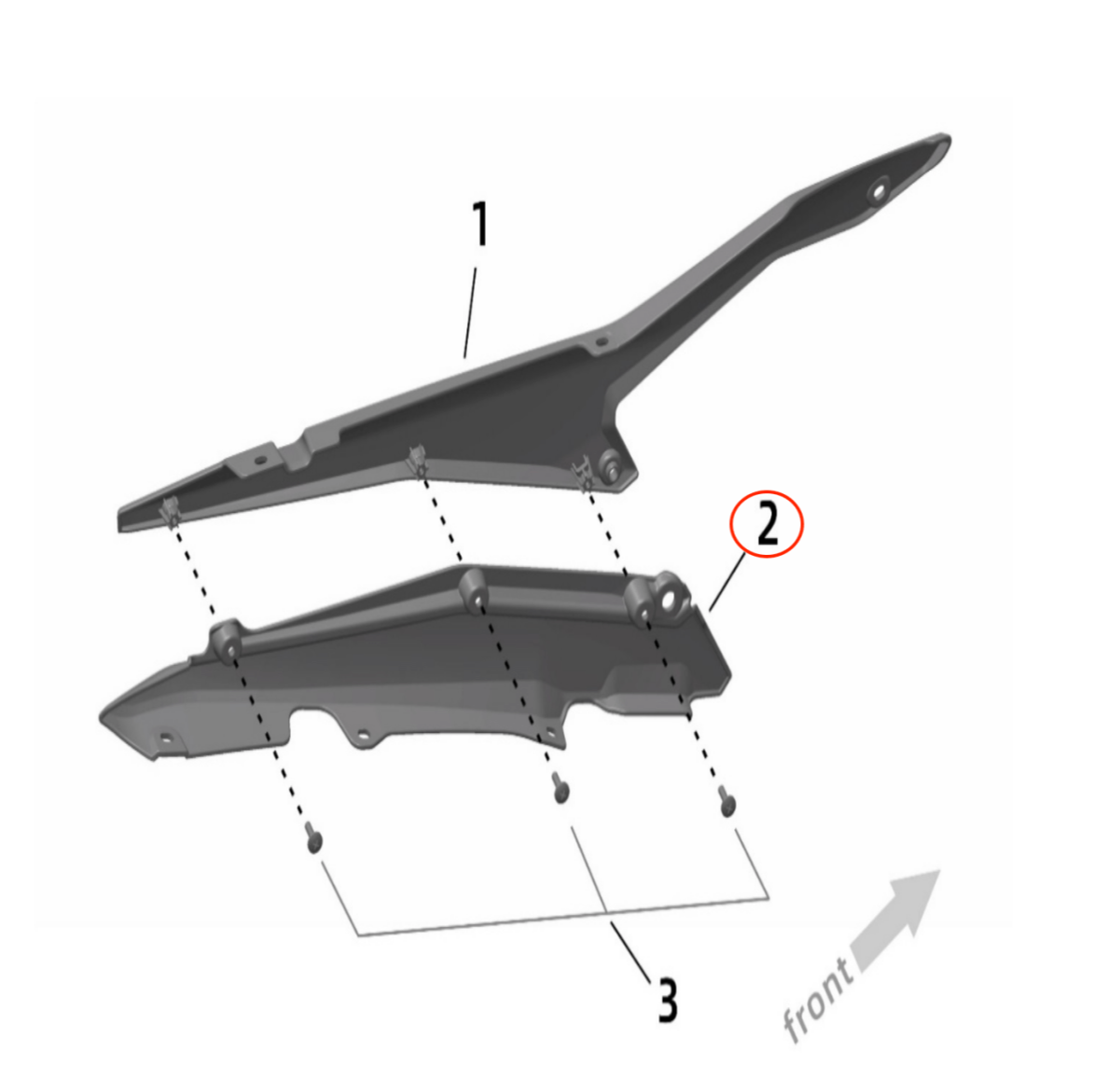 Ultra Bee Subframe Shroud (Left) — Surron Canada