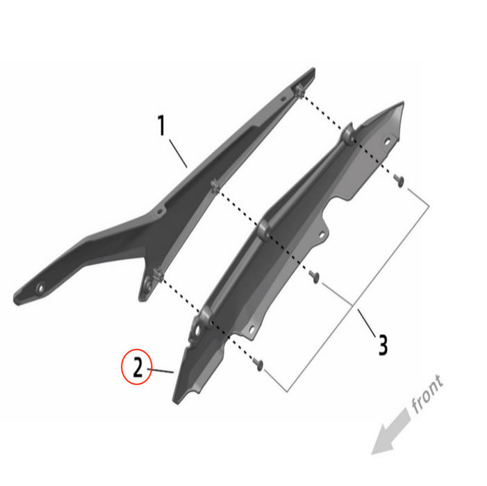 Ultra Bee Subframe Shroud (Right) - Surron Canada
