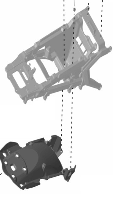 Surron Rear Subframe Ultra Bee Subframe Fender — Surron Canada